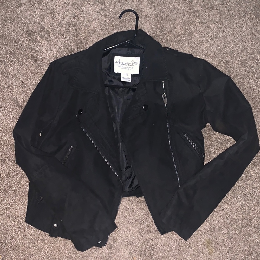 black jacket